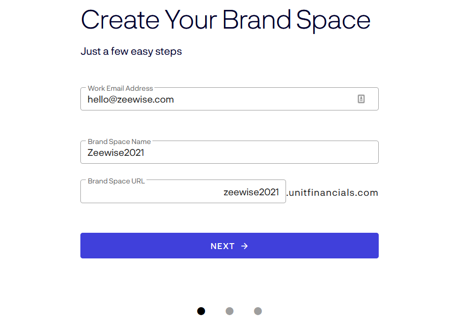 Create Brand Space Name and Custom URL